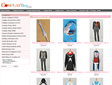 Tablet Screenshot of cosplaybuy.com